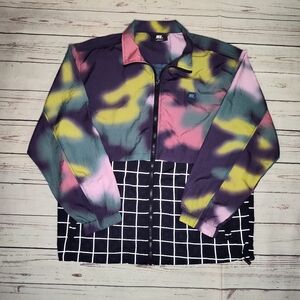 Melody Ehsani Tie Dye Windbreaker Jacket